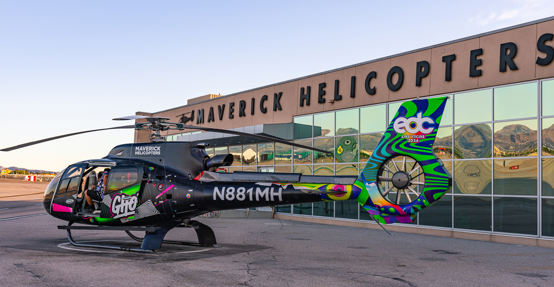 Exclusive EDC Helicopter Transfers by Maverick Helicopters